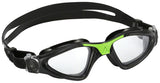 Aqua Sphere Kayenne Goggles Black/Green with Clear Lens