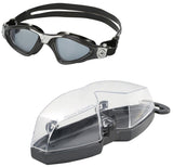 Aqua Sphere Kayenne Goggles Black/Silver with SMoke Lens