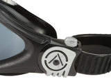 Aqua Sphere Kayenne Goggles Black/Silver with SMoke Lens