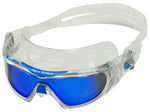 Aqua Sphere Vista Pro Goggles Transparent/Blue with Blue Titanium Mirro Lens