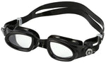 Aqua Sphere Mako Goggles Black/Black Buckles with Clear Lens