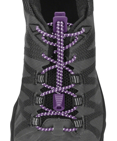 Nathan Run Laces Reflective One Fits All Purple Magic