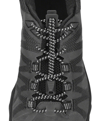 Nathan Run Laces Reflective One Fits All Black
