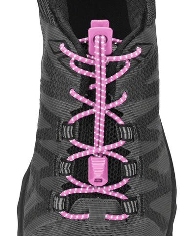 Nathan Run Laces Reflective One Fits All Pink