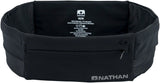 Nathan The Zipster Lite Low Profile Stretch Running Belt Black