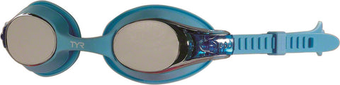 TYR Swimple Kids Mirrored Goggle Blue Gasket/Metallized Blue Lens