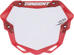 Tangent Pro Ventril 3D Number Plate Translucent Red/White