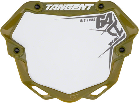 Tangent Pro Ventril 3D Number Plate Translucent Army Green/White