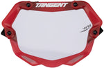 Tangent Mini Ventril 3D Number Plate Translucent Red/White