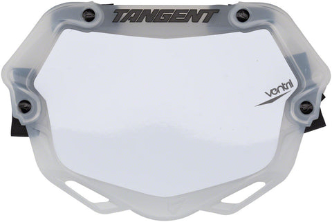 Tangent Mini Ventril 3D Number Plate Clear/White