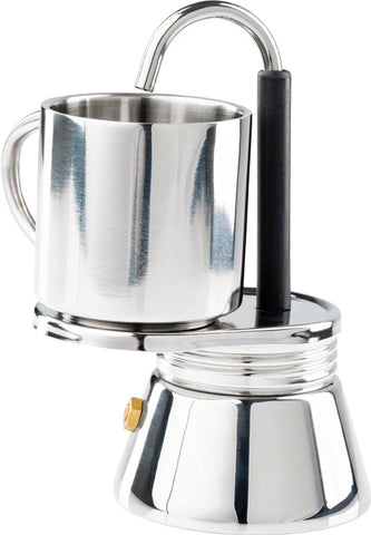 GSI Outdoors 1 Cup Stainless Mini Campstove Espresso Maker Set