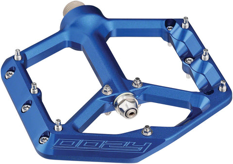 Spank Oozy Pedals - Platform Aluminum 9/16 Blue