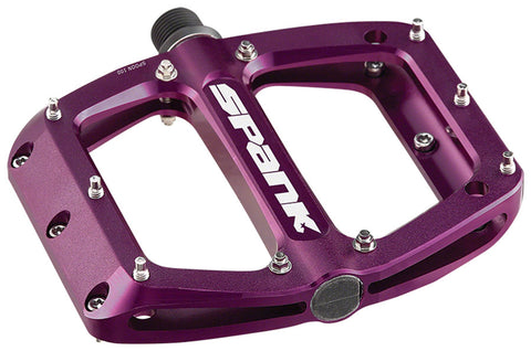 Spank Spoon 110 Pedals - Platform Aluminum 9/16 110mm Wide Purple