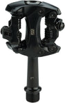 iSSi Flash II Pedals Dual Sided Clipless Aluminum 9/16 Black out Black +12