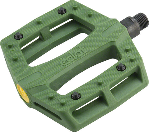 Eclat Contra Pedals Platform Composite/Plastic 9/16 Army Green