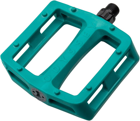 Odyssey Grandstand PC Pedals - Platform Composite/Plastic 9/16 Green