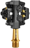 Xpedo CXR Pedals - Dual Sided Clipless Titanium 9/16 Black/Gold Pro