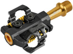 Xpedo CXR Pedals - Dual Sided Clipless Titanium 9/16 Black/Gold Pro