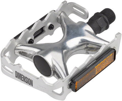 Dimension Mountain Compe Pedals Platform Aluminum 9/16 Silver