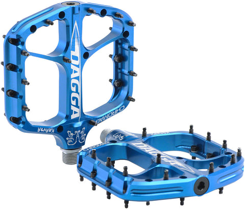 Chromag Dagga Pedals Platform Aluminum 9/16 Blue