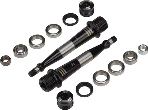 iSSi Triple Bearing Spindle Rebuild Kit Standard Length (52.5mm) Black