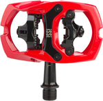 iSSi Trail II Pedals Dual Sided Clipless Aluminum 9/16 Especially Red