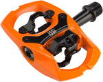 iSSi Trail II Pedals Dual Sided Clipless Aluminum 9/16 HiVis Orange