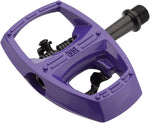 iSSi Flip II Pedals Single Side Clipless with Platform Aluminum 9/16 Violet