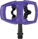 iSSi Flip II Pedals Single Side Clipless with Platform Aluminum 9/16 Violet