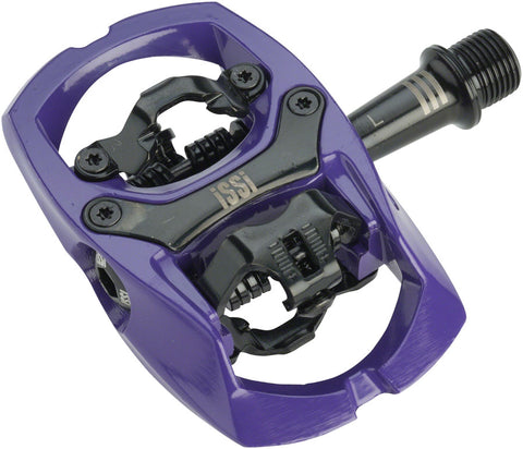 iSSi Trail III Pedals Dual Sided Clipless with Platform Aluminum 9/16 Violet