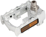 MKS FD7 Pedals Folding Aluminum 9/16 Silver