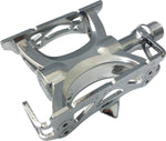 MKS Supreme Keirin Track Pedals Aluminum 9/16 Silver