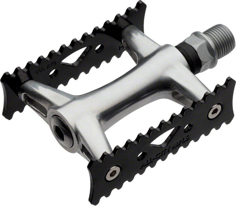 All City Wallner Pro Track Pedals 9/16 Black