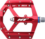 HT AE03 Evo+ Pedals Platform Aluminum 9/16 Red