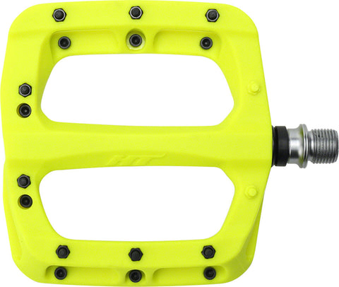 HT PA03A NanoP Pedals Platform Composite 9/16 Neon Yellow