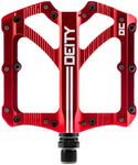 Deity Bladerunner Pedals Platform Aluminum 9/16 Red