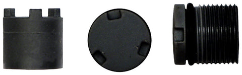 LOOK Spindle Plugs and Tool Kit - 2 Plugs 4 NM Black Fits X-Track