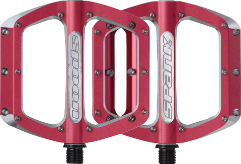 Spank Spoon Pedals Platform Aluminum 9/16 Red