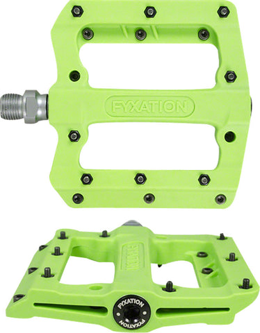 Fyxation Mesa MP Pedals Platform Composite/Plastic 9/16 Green