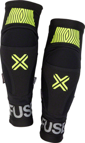 Fuse Protection Omega Knee Pad: Black/Neon Yellow XL/2XL Pair