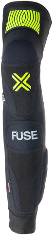 Fuse Protection Omega Knee/Shin/Whip Combo Pad - Black/Neon Yellow X-