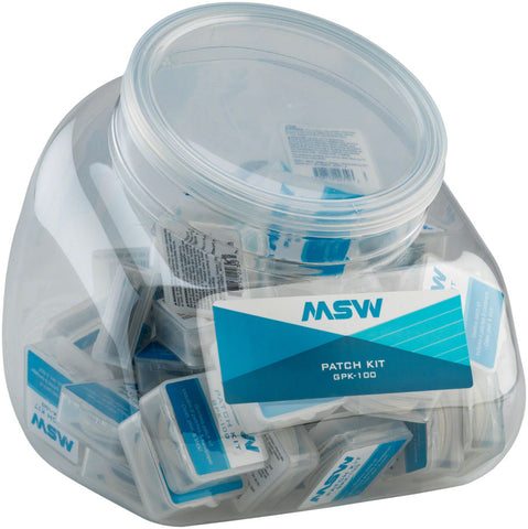 MSW GPK100 Glueless Patch Kit Jar of 50
