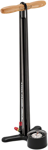 Lezyne Steel Floor Drive Floor Pump with 3.5 Gauge ABS Pro Head Black