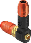 Lezyne ABS1 Pro HV Chuck Head Orange/Black