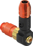 Lezyne ABS1 Pro HV Chuck Head Orange/Black