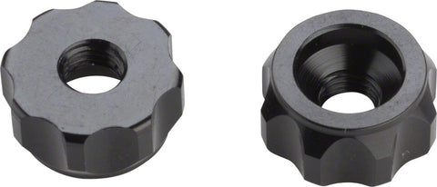 Problem Solvers Super PNut Over d Presta Valve Nut Pair Black