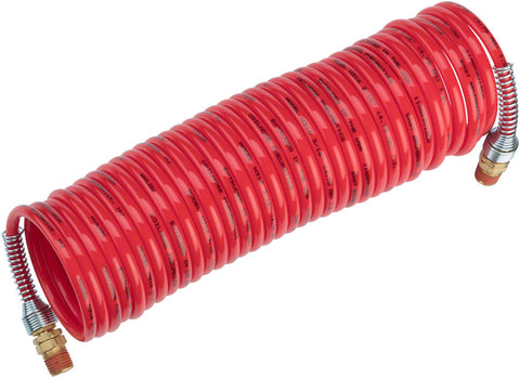 Prestacycle High Pressure Coil Hose 25foot Red