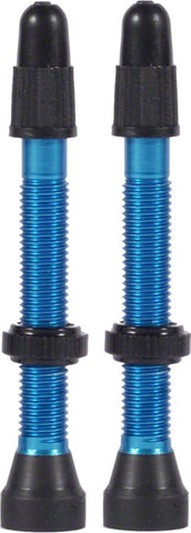 WTB Aluminum TCS Tubeless Valves 34mm Blue Pair