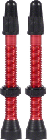 WTB Aluminum TCS Tubeless Valves 46mm Red Pair