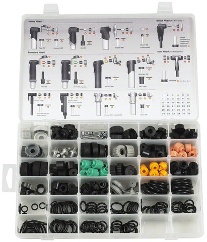 Topeak Pump Rebuild Kit 34 Bins of Parts for All Topeak Pumps